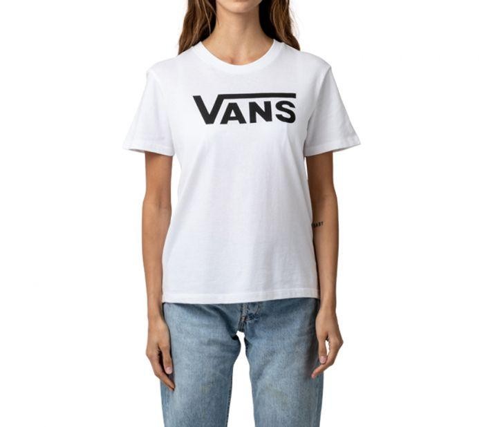 White - FLYING V CREW TEE WHITE Sale by Vans | ShoeSales