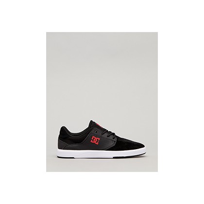 Plaza TC Shoes in "Black/Grey/Red"  by DC Shoes
