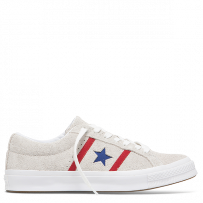 One Star Academy Low Top White/Enamel Red