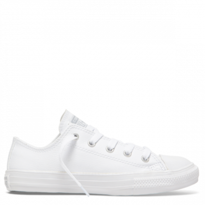 Chuck Taylor All Star Back To School Junior Low Top White Mono