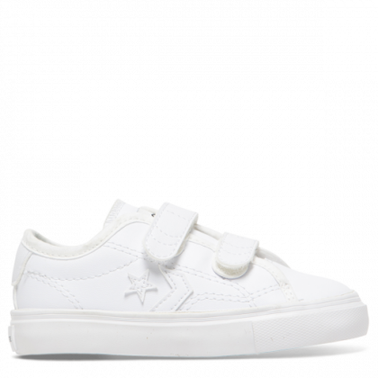 Star Replay Back To School 2V Toddler Low Top White Mono