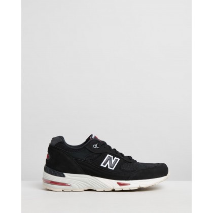991 Made - Men's Black & Red by New Balance Classics