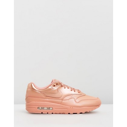 Air Max 1 LX - Women's Metallic Red Bronze, Rose Gold & White by Nike