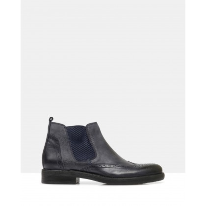 Artyom Ankle Boots Navy by Brando