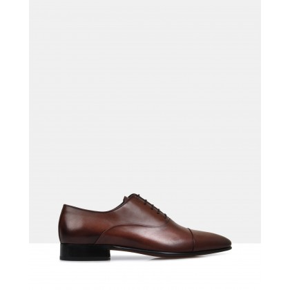 Austin Leather Oxford Shoes Brown by Brando