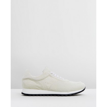 Calf Hair Trainers White by Wings + Horns