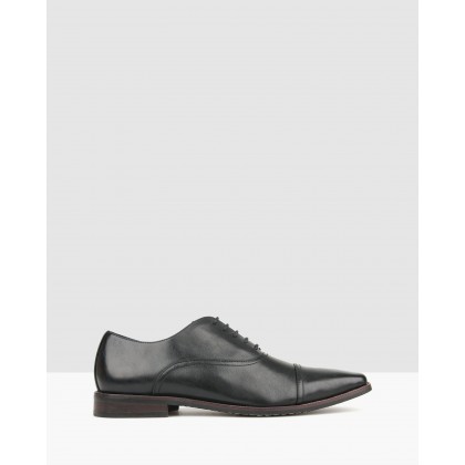Captain Oxford Dress Shoes Black by Betts
