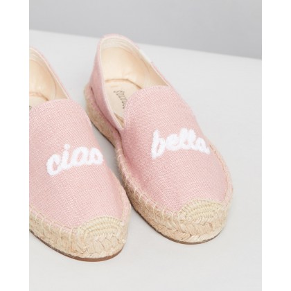 Ciao Bella Smoking Slippers Dusty Rose by Soludos