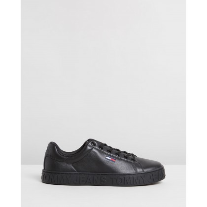 Cool Tommy Jeans Sneakers Black by Tommy Hilfiger