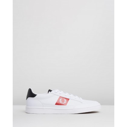 Deuce - Men's White by Fred Perry