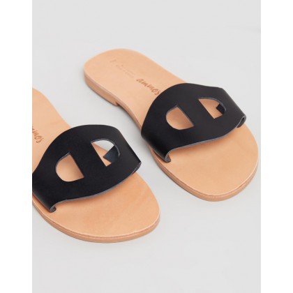 Dione Sandals Black by Ammos
