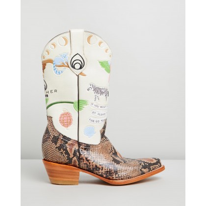Doodle Boots Cream by Brother Vellies