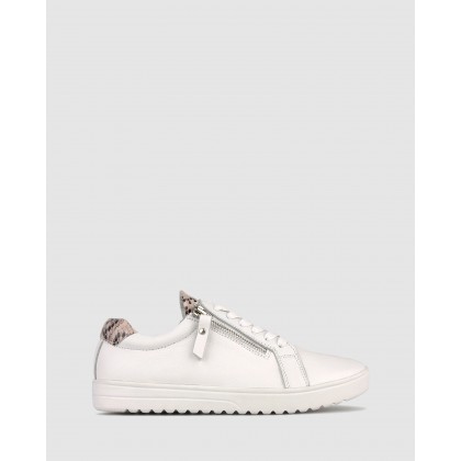 Elated Leather Lifestyle Sneakers White by Airflex