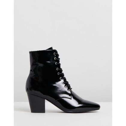 Eleanor II Boots Gloss Black by Sol Sana