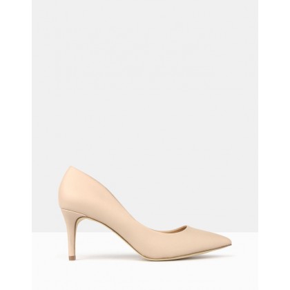 Empower Pointed Toe Stiletto Pump Nude by Betts