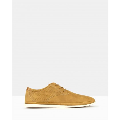 Focus Casual Lace Up Shoes Tan by Zu