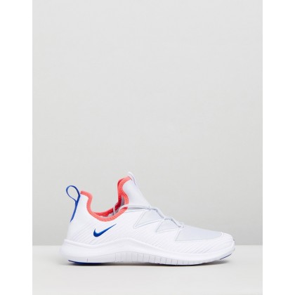 Free TR 9 - Women's White, Racer Blue & Pure Platinum by Nike
