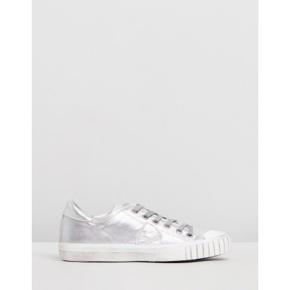 Gare Sneakers Metal Argent by Philippe Model
