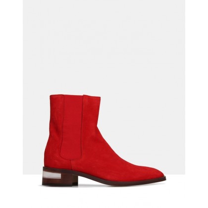 Ivy Ankle Boots RED by Beau Coops