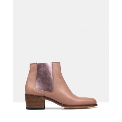 Jerry ankle boot Pink by Beau Coops