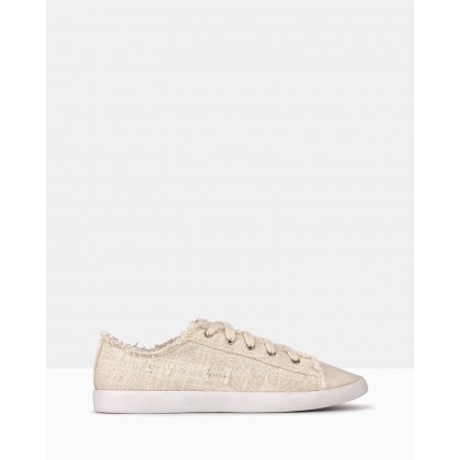 Jezz Lace Up Sneakers Natural by Betts