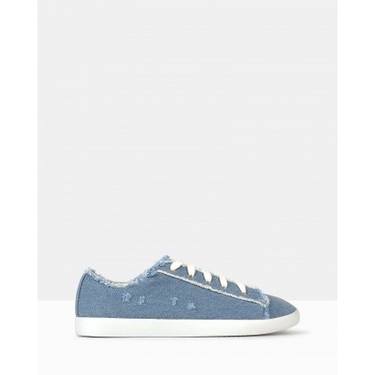 Jezz Lace Up Sneakers Denim by Betts
