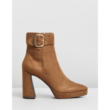 Kink Boots Tan Microsuede by Spurr