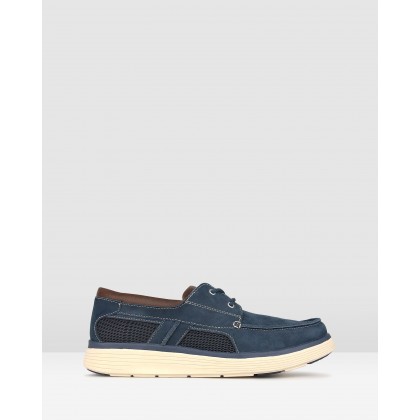 Launch Comfort Boat Shoes Navy by Airflex