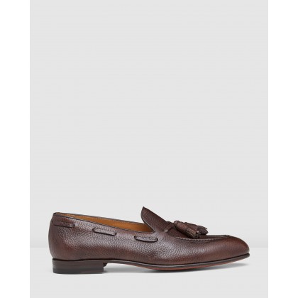 Lyons Loafers Chestnut by Aquila