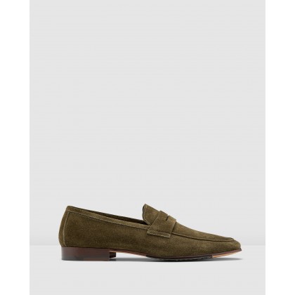 Miguel Loafers Olive by Aquila