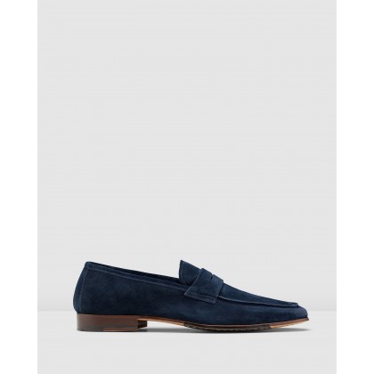 Miguel Loafers Navy by Aquila