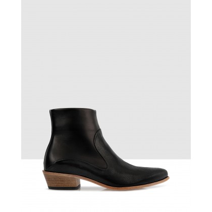 Molly Ankle Boots Black/black by Beau Coops