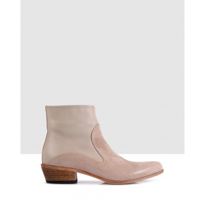 Molly Ankle Boots 6157 (pink)/6157 (pink) by Beau Coops