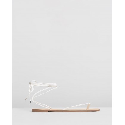Narciso Sandals White Smooth by Spurr