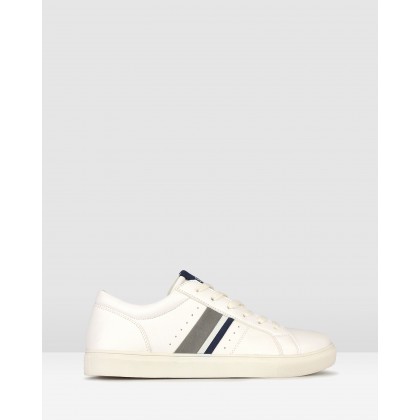 Nate Low Top Lifestyle Sneakers White by Betts