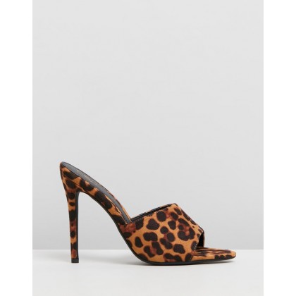 Peep Toe Mules Leopard by Missguided