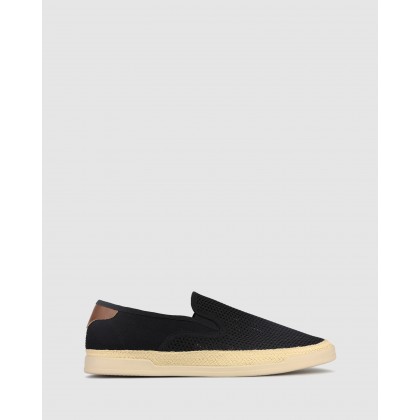 Pirate Mesh Slip On Loafers Black by Zu