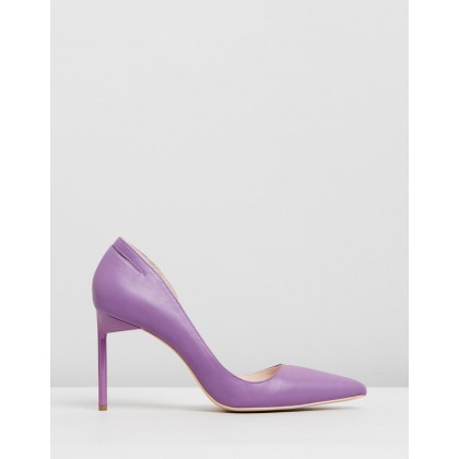 Pointed Pumps Purple by Manning Cartell