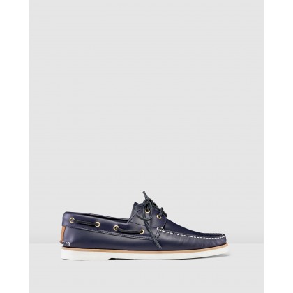Port Boat Shoes Navy by Aquila