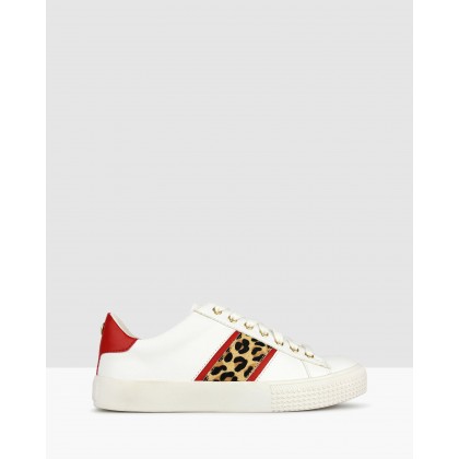 Purr Leopard Lifestyle Sneakers White by Betts