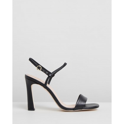 Rach Leather Heels Black Leather by Atmos&Here