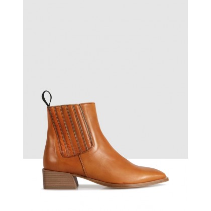 Randal Ankle Boots Brown by Beau Coops