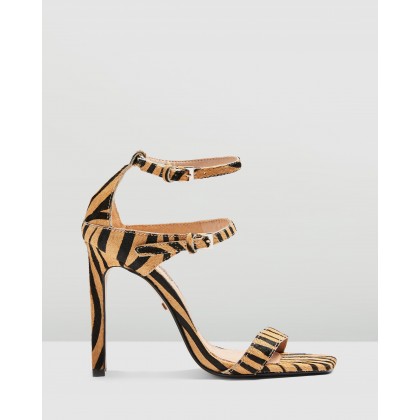 Relish Double Strap Heels Multi by Topshop
