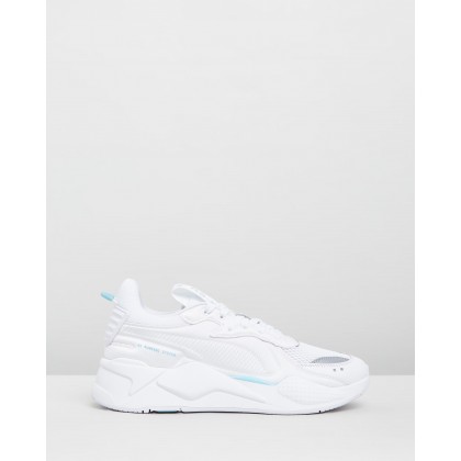 RS-X Softcase Sneakers Puma White & Milky Blue by Puma
