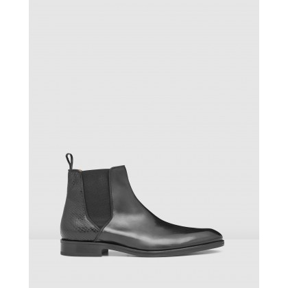 Rushmore Chelsea Boots Black by Aquila
