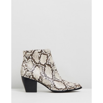 Sammi Ankle Boots Snakeskin by Spurr