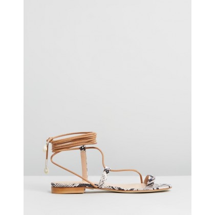 Selma Sandals Python Stamp by Brother Vellies