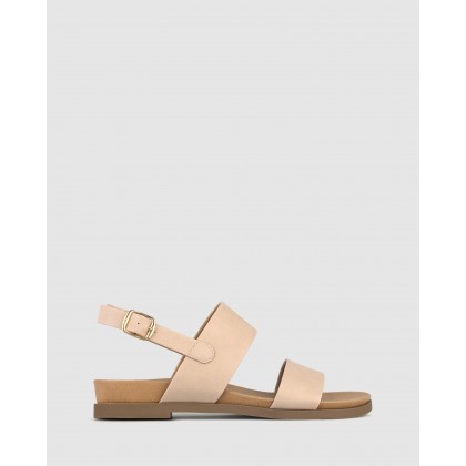 Shari Low Wedge Sandals Latte by Betts