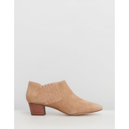 Suede Savannah Booties Melted Caramel by J.Crew