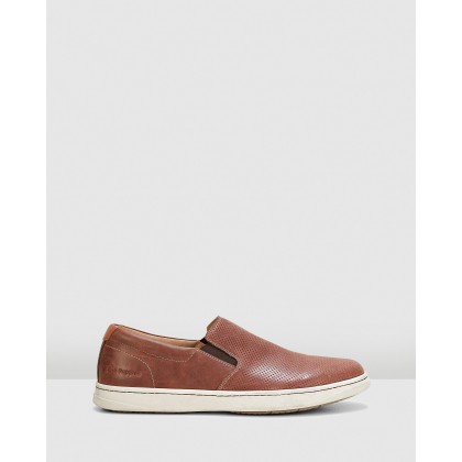 Tony Brown Oiled Leather by Hush Puppies